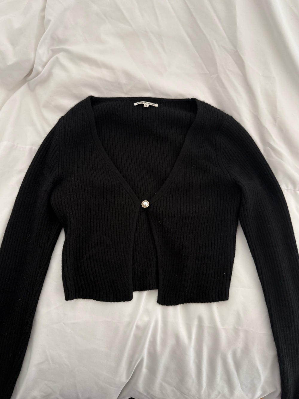 Reformation Cashmere Knit Top/Cardigan